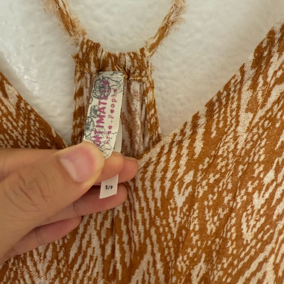 Free People Textured Brown Dress - Picture 2 of 4